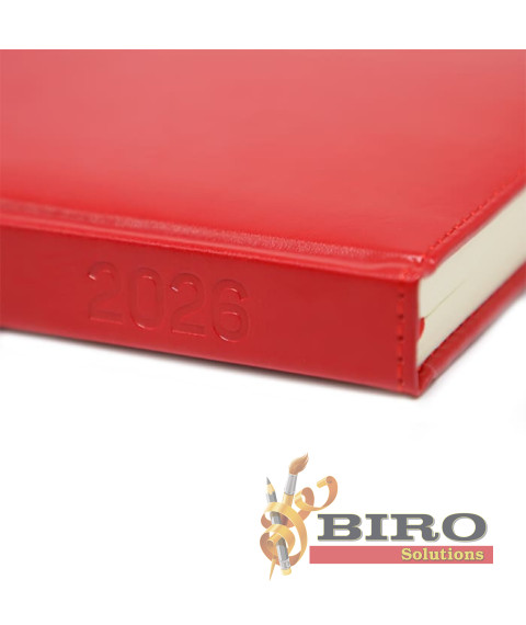 Agendă А5 2026 IDEE Standart "Cherry Red"